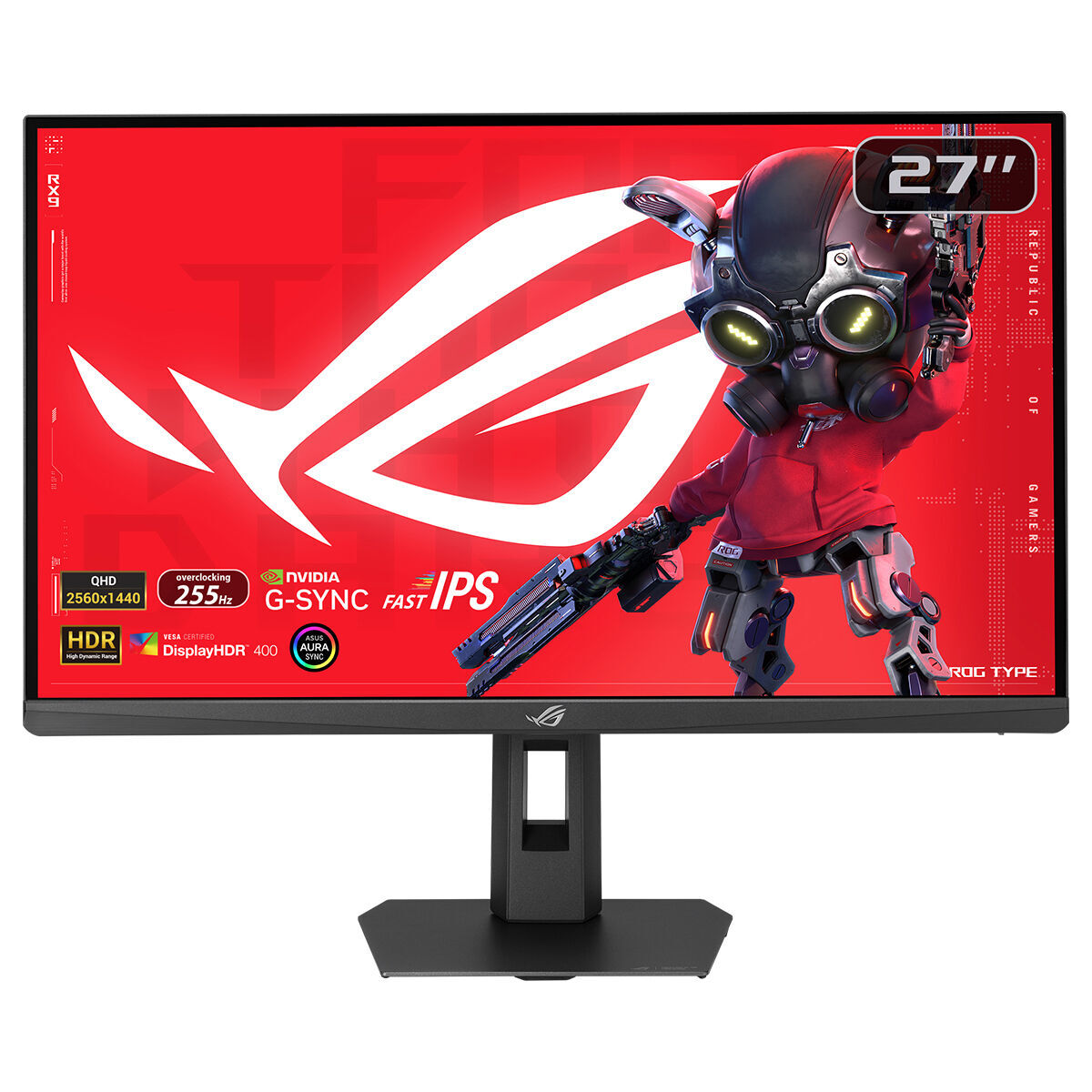 ASUS ROG STRIX XG27ACMES 27 GAMING FAST IPS 2K FREESYNC VE G-SYNC UYUMLU 2560x1440 0.3ms 255Hz MONİTÖR