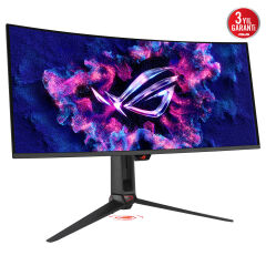 ASUS ROG SWIFT PG34WCDN 34 RGB QD-OLED KAVİSLİ FREESYNC VE GSYNC UYUMLU 3440x1440 0.03ms 360Hz MONİTÖR
