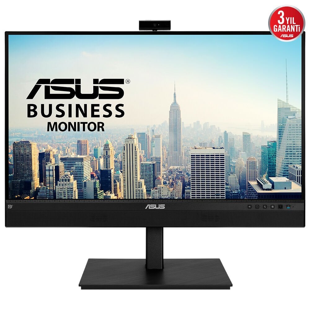 ASUS KURUMSAL BE27ACSBK 27 2K IPS WEBCAM 2560x1440 5MS 60HZ 350CD DP HDMI USB-C HOPARLÖR VESA 3YIL ÇERÇEVESİZ FLICKER-FREE DUSUK MAVI ISIK MONİTÖR