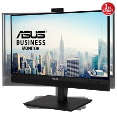 ASUS KURUMSAL BE27ACSBK 27 2K IPS WEBCAM 2560x1440 5MS 60HZ 350CD DP HDMI USB-C HOPARLÖR VESA 3YIL ÇERÇEVESİZ FLICKER-FREE DUSUK MAVI ISIK MONİTÖR