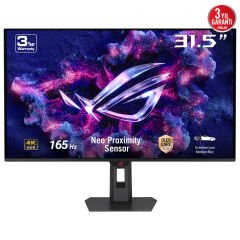 ASUS ROG STRIX XG32UCDS 31.5 QD-OLED 3840x2160 0.03ms 1765Hz 1000cd DP HDMI USB-C VESA 3YIL ELMB, HDR, PİVOT,NEO YAKINLIK SENSÖRÜ, %99 DCI-P3,HDR USB-C PD15W MONİTÖR