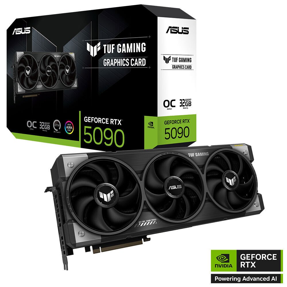 ASUS TUF-RTX5090-O32G-GAMING GDDR7 512BIT 2xHDMI 3xDP RGB DLSS4 VGA
