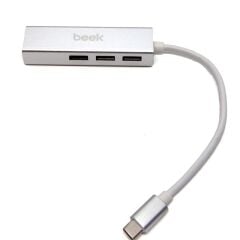 BEEK BA-USB-HB3C-3A1GT 3 PORT USB 3.0 TİP C HUB, 1 X 10/100/1000 RJ45 USB HUB
