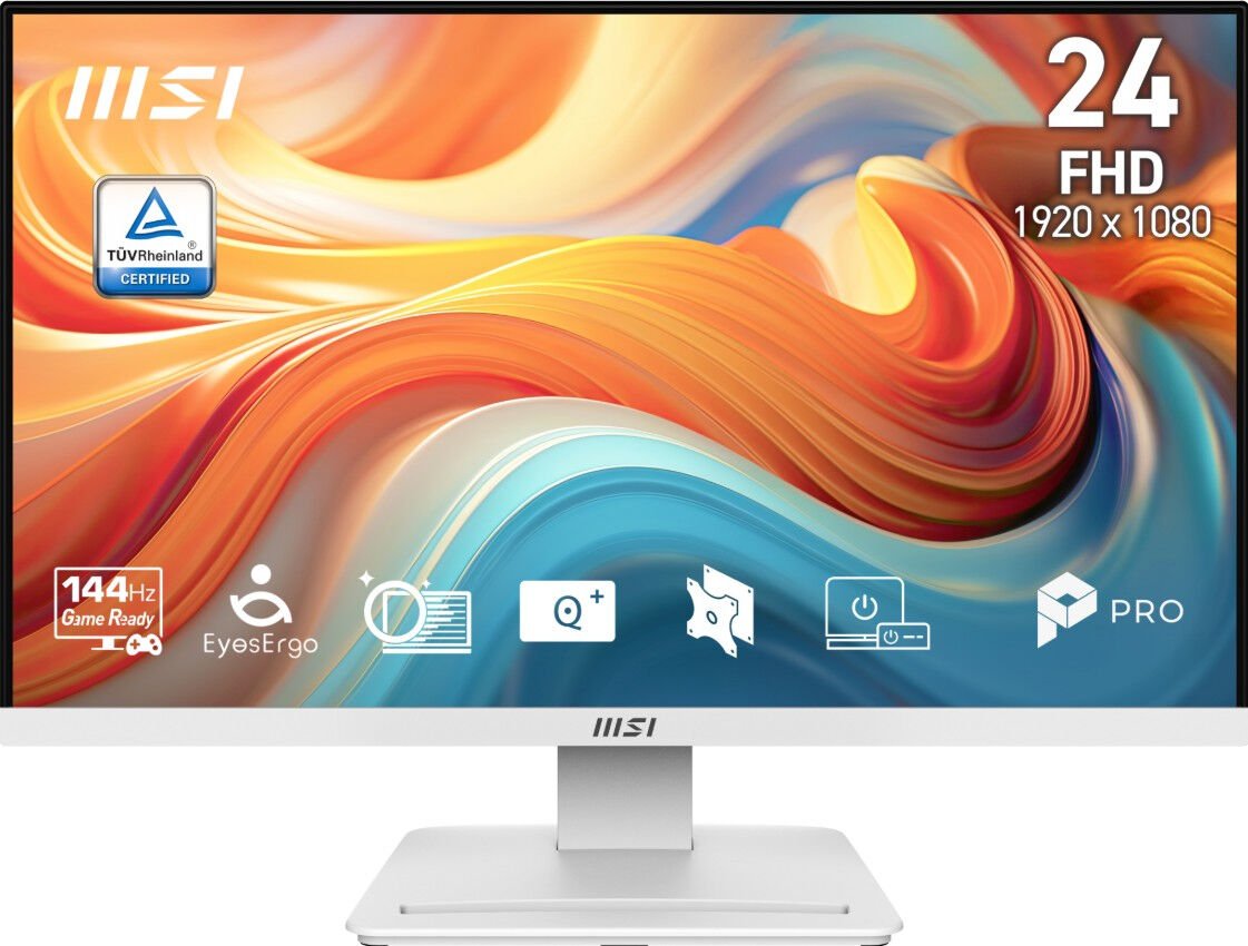 23.8 MSI PRO MP241W E14V 144HZ 1MS 144HZ VA BEYAZ