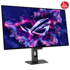 ASUS ROG STRIX XG32UCWMG 31.5 OLED GAMING DUAL MODE 3840x2160 0.03ms 4K -240Hz/ FHD-480Hz 1300cd DP HDMI USB YOK VESA 3YIL YAKINLIK SENSÖRÜ(NEO PROXIMITY SENSOR) HDR 400 TRUE BLACK GLOSSY YÜKSEKLİK AYARLI MONİTÖR