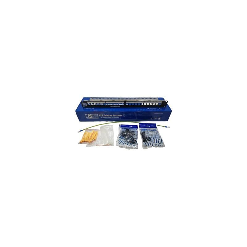 HCS 19'' 1U 24 PORT BOŞ PATCH PANEL(P00-02450-1U)