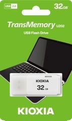 32GB USB2.0 KIOXIA BEYAZ USB BELLEK LU202W032GG4