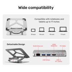 UNITEK USB-C NOTEBOOK STANDI (D1109A)