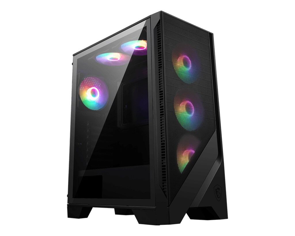 MSI MAG FORGE 120A AIRFLOW TEMPERLİ CAM 6 X120MM AUTO RGB FAN ATX GAMİNG BİLGİSAYAR KASASI