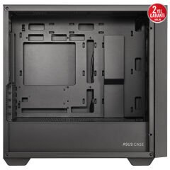 ASUS A21 360 MM SOĞUTUCU ALANI, 380 MM UZUNLUĞA KADAR EKRAN KARTI VE STANDART ATX PSU DESTEKLİ GİZLİ KABLO BÖLMELİ MICRO-ATX KASA