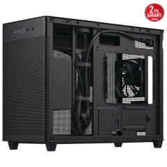 ASUS PRIME AP201 MICRO ATX TEMPERLİ CAM ALET GEREKTİRMEYEN YAN PANELLER VE TOZ FİLTRELİ IZGARAYA SAHİP,360 MM SOĞUTUCU 338 MM UZUNLUĞA KADAR EKRAN KARTI VE STANDART ATX PSU DESTEKLİ 33 LİTRE HACİMLİ MICRO ATX KASA