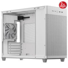 ASUS PRIME AP201 MESH BEYAZ MICRO ATX TEMPERLİ CAM ALET GEREKTİRMEYEN YAN PANELLER VE TOZ FİLTRELİ IZGARAYA SAHİP 360 MM SOĞUTUCU 338 MM UZUNLUĞA KADAR EKRAN KARTI VE STANDART ATX PSU DESTEKLİ 33 LİTRE HACİMLİ MICRO ATX KASA