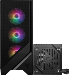 MSI MAG FORGE 120A B65 Temperli Cam 6 x120mm Auto RGB Fan 650W Bronz ATX Gaming Bilgisayar Kasası