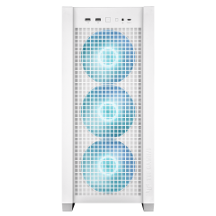 ASUS TUF GAMING GT302 TG ARGB MAKSİMUM SOĞUTMA SÖK TAK ÜST VE YAN PANELLER GİZLENMİŞ ANAKART BAĞLANTI DESTEĞİ 4 ADET 140 X 28 MM FAN E ATX 12x10.9 ATX Micro-ATX Mini-ITX - BEYAZ KASA