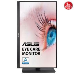 ASUS VA24EQSB 23.8 IPS FREESYNC 1920x1080 5MS 75HZ DP HDMI VGA VESA 3YIL EYECARE. PIVOT CERCEVESIZ MONITOR