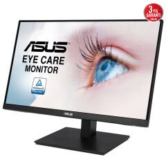 ASUS VA24EQSB 23.8 IPS FREESYNC 1920x1080 5MS 75HZ DP HDMI VGA VESA 3YIL EYECARE. PIVOT CERCEVESIZ MONITOR