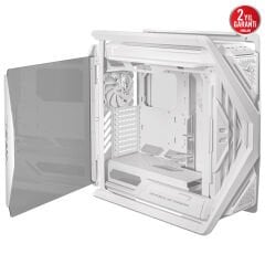 ASUS ROG HYPERION GR701 FANLI ALÜMİNYUM - ÇELİK ALAŞIMLI TEMPERLİ CAM USB 3.2 EATX/ATX/MINI-ATX/MICRO-ATX OYUNCU KASASI - BEYAZ