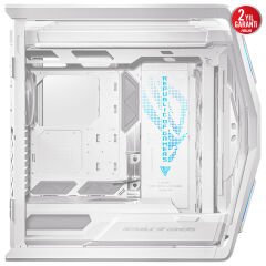 ASUS ROG HYPERION GR701 FANLI ALÜMİNYUM - ÇELİK ALAŞIMLI TEMPERLİ CAM USB 3.2 EATX/ATX/MINI-ATX/MICRO-ATX OYUNCU KASASI - BEYAZ
