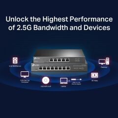 TP-LINK TL-SG105-M2 5PORT 100/1000/2500 YÖNETİLEMEZ SWITCH