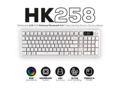 HAWK GAMING HK258W MEMBRANE LCD RGB KABLOSUZ BLUET