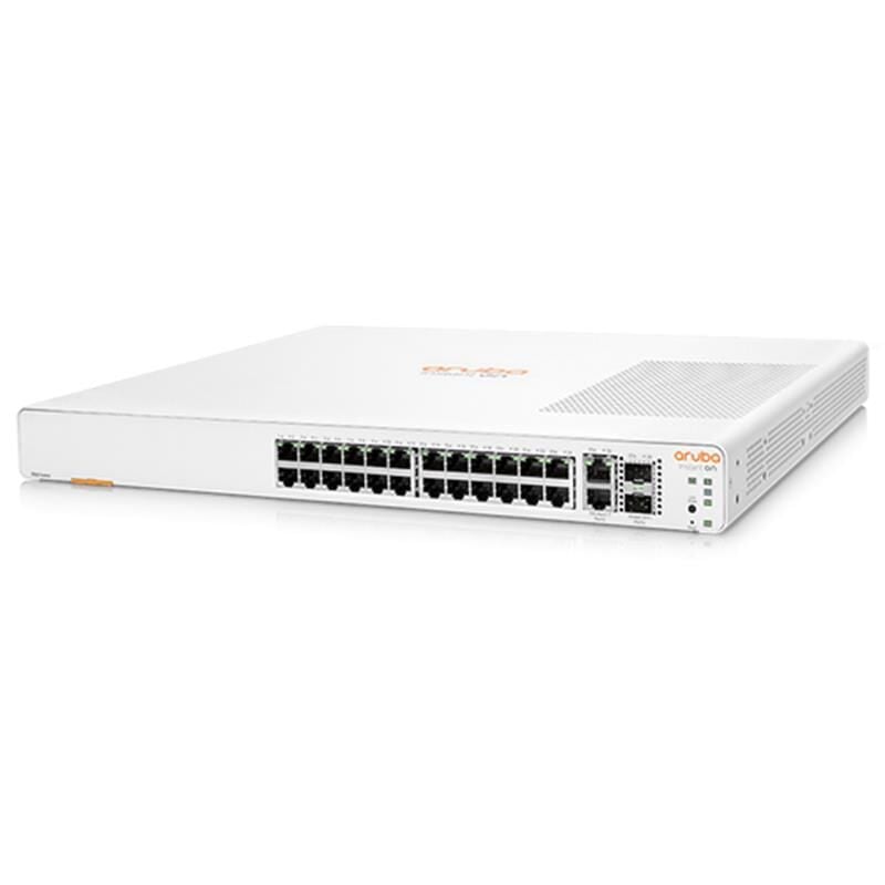 HPE JL807A ION 1960 24 PORT GIGABIT + 2X10GB SFP PORT POE 370W RACKMOUNT SWITCH