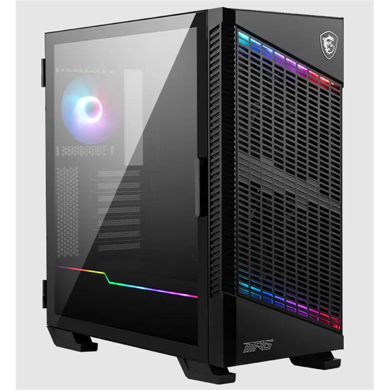 MSI MPG VELOX 100P AIRFLOW TEMPERLİ CAM ARGB FAN PSU YOK MATX GAMING KASA
