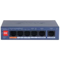 DAHUA CS4006-4ET2GT-60 4 PORT 10/100 + 2 PORT GIGABIT UPLINK 60W POE CLOUD YÖNETİLEBİLİR METAL KASA SWITCH