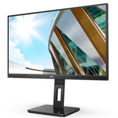 27 AOC Q27P2Q IPS 4MS 75MHZ 1XVGA 1XHDMI 1XDP 1XDVI 2K QHD 2560X1440 HOPARLÖR YÜKSEKLİK AYARI PIVOT VESA SİYAH