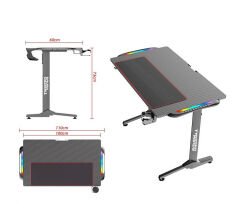 TWISTED MINDS T DESIGN TM-T-1060-RGB OYUNCU MASASI