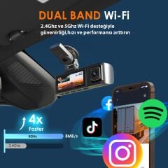 REXING R316 4K GPS WI-FI ARAC KAMERASI + 64GB SD