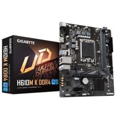 GIGABYTE H610M K DDR4 3200MHZ 1XHDMI 1XM.2 USB 3.2 MATX 1700P (12. / 13. VE 14. NESİL İŞLEMCİ UYUMLU)