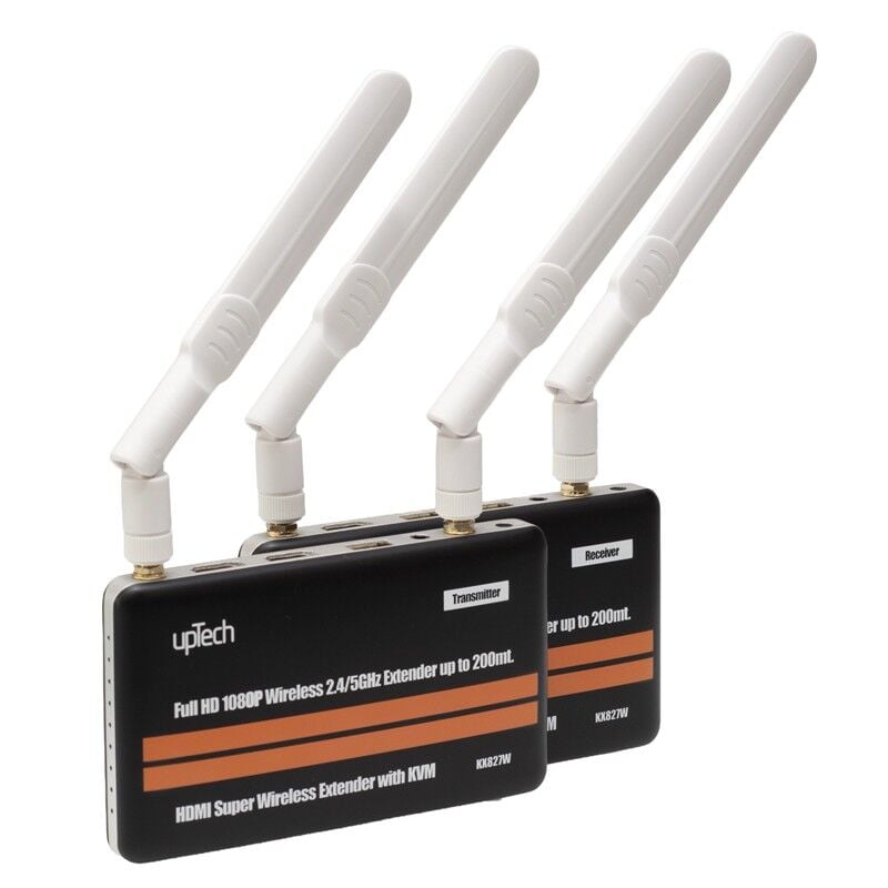 UPTECH KX827W 1080P HDMI 200 METRE KVM KABLOSUZ GÖRÜNTÜ AKTARICI