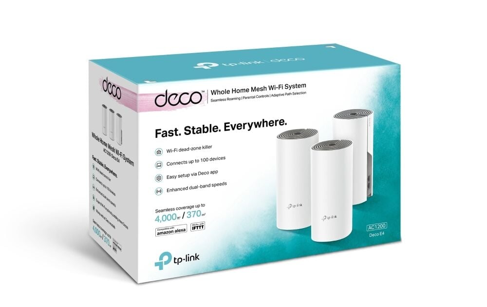 TP-LINK DECO E4 AC1200 2PORT ROUTER(ÜÇLÜ)