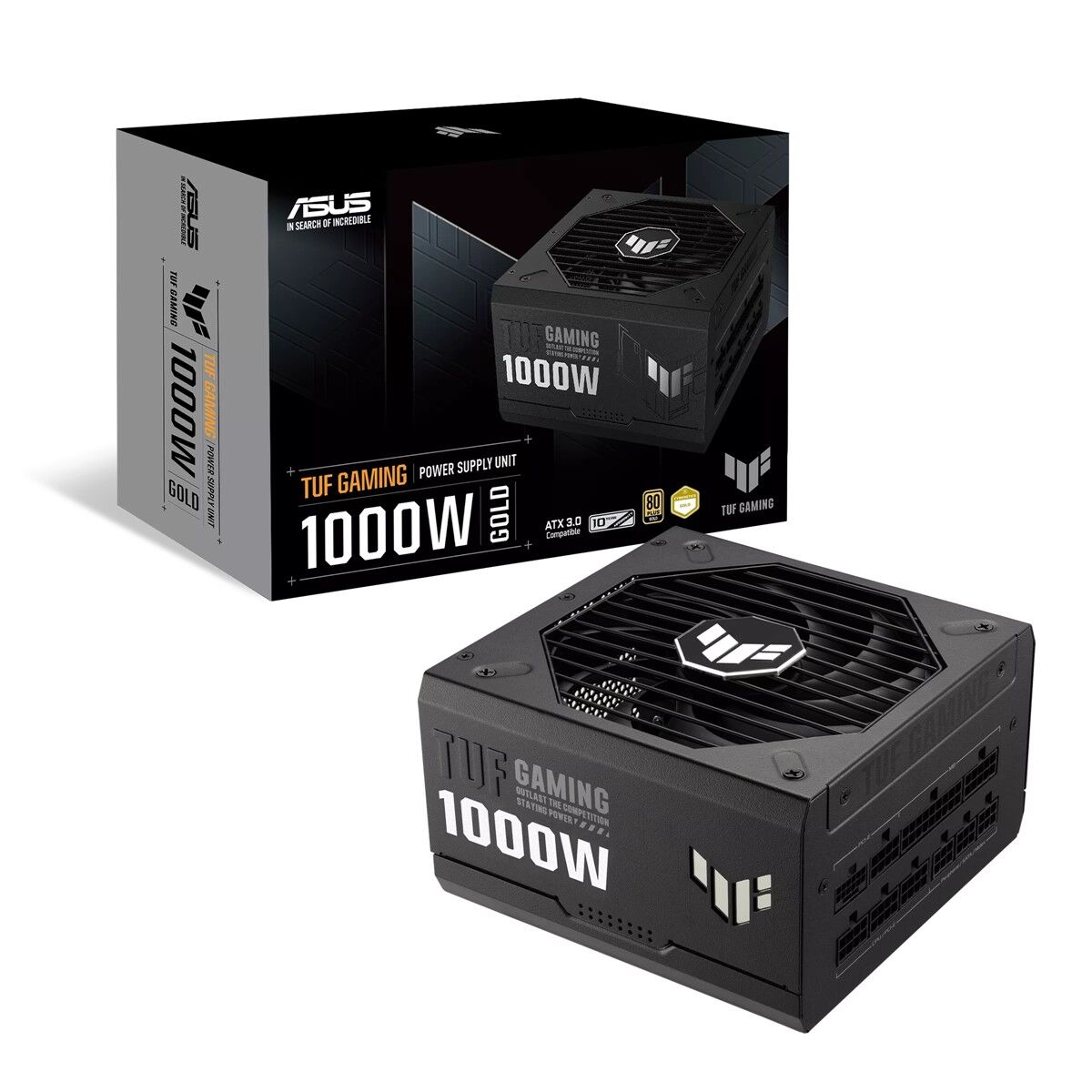 ASUS TUF GAMING-1000G 80+ GOLD 1000W GÜÇ KAYNAĞI ÜNİTESİ 20+4 pin ATX SİYAH