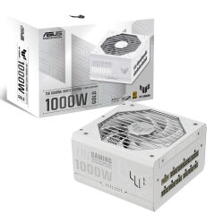 ASUS TUF GAMING-1000G 80+ GOLD 1000W MODÜLER GÜÇ KAYNAĞI ÜNİTESİ 20+4 pin ATX BEYAZ