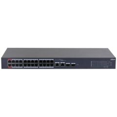 DAHUA CS4226-24ET-240 24 PORT 10/100 POE PORT + 2XGIGABIT RJ45/2XSFP COMBO YÖNETİLEBİLİR RACKMOUNT SWITCH